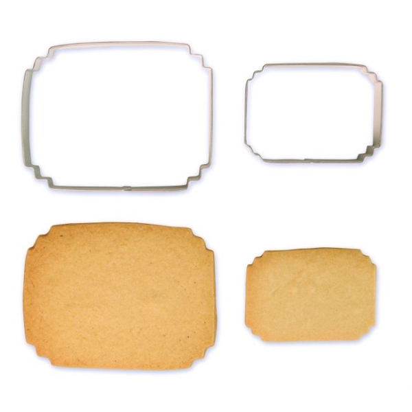 Cookie Cutter Set/2 - Plaque Style 7